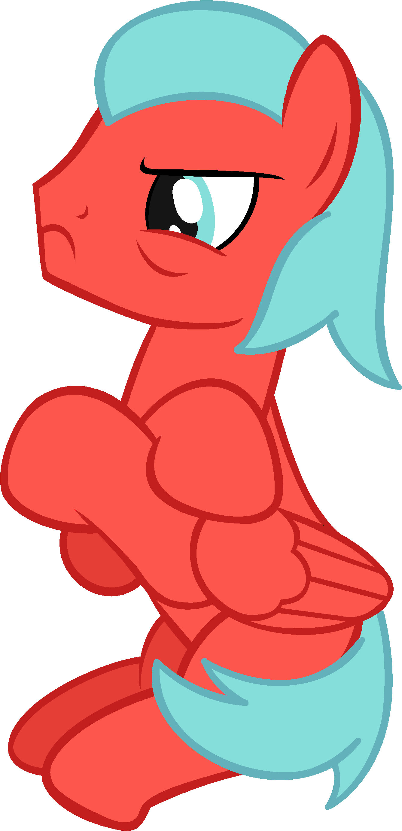 Pony - Cartoon Clipart (1754x3073), Png Download