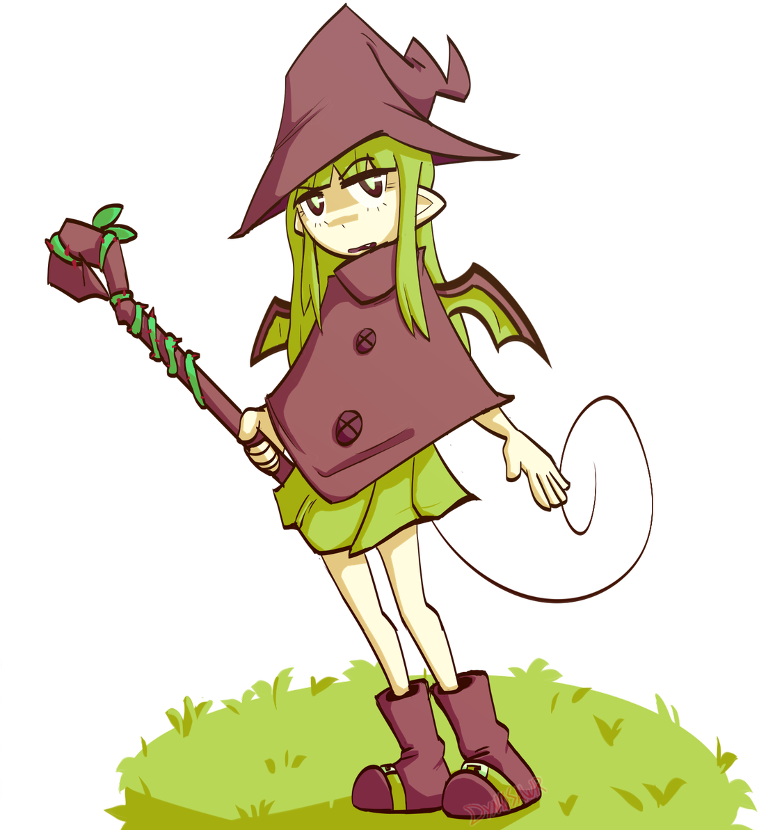 @grimmtroupe 's Fern I've Been Really Meanin To Draw - Cartoon Clipart (1200x1200), Png Download