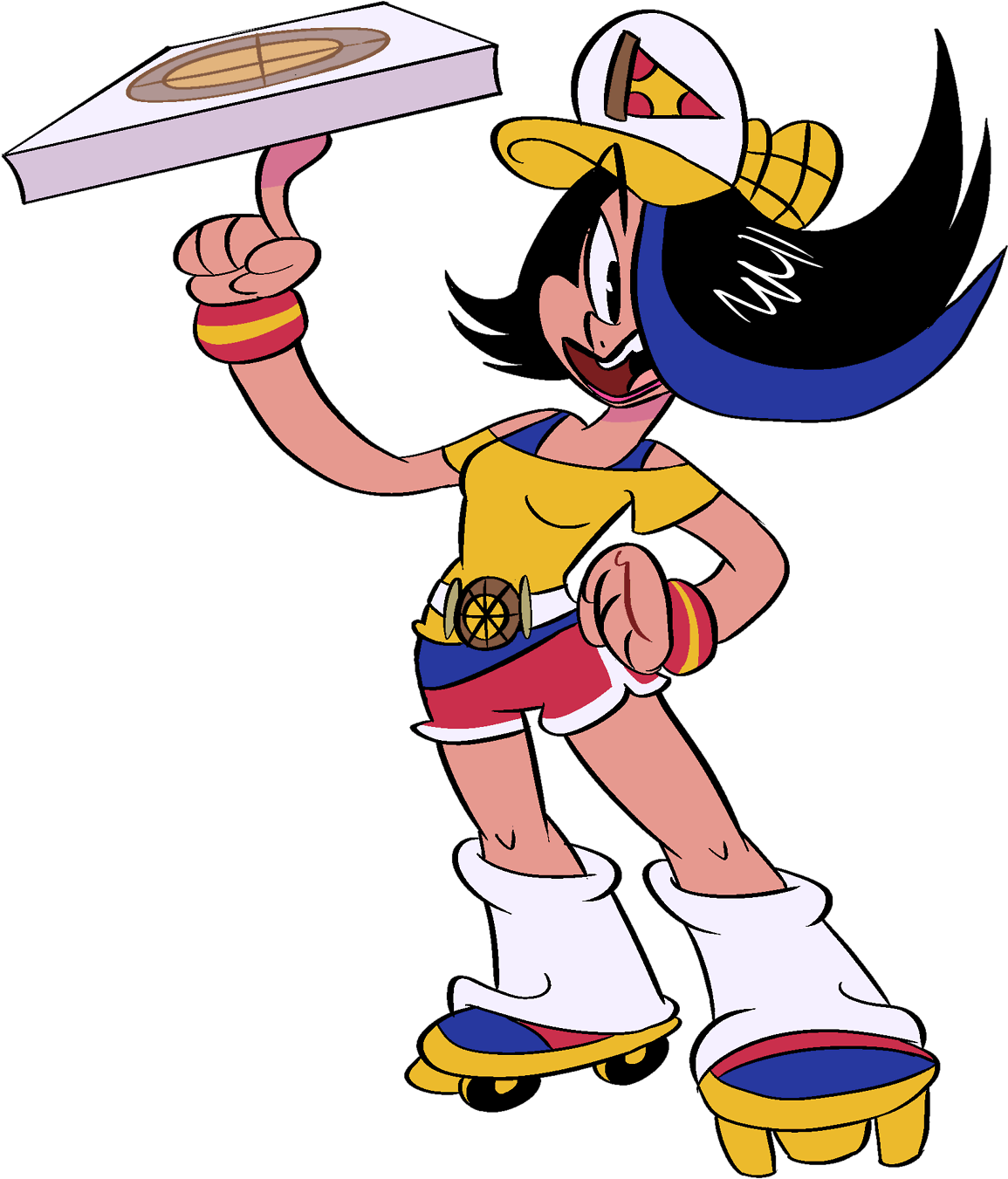 Another Fumika Messing With Her Colors Still - Cartoon Clipart (1280x1504), Png Download