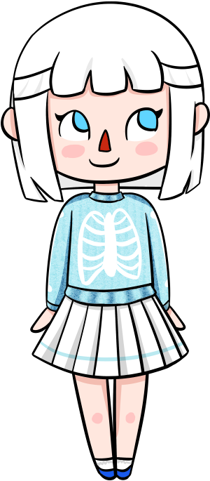 “i Drew My Mayor This Is What She Looks Like - Cartoon Clipart (500x744), Png Download