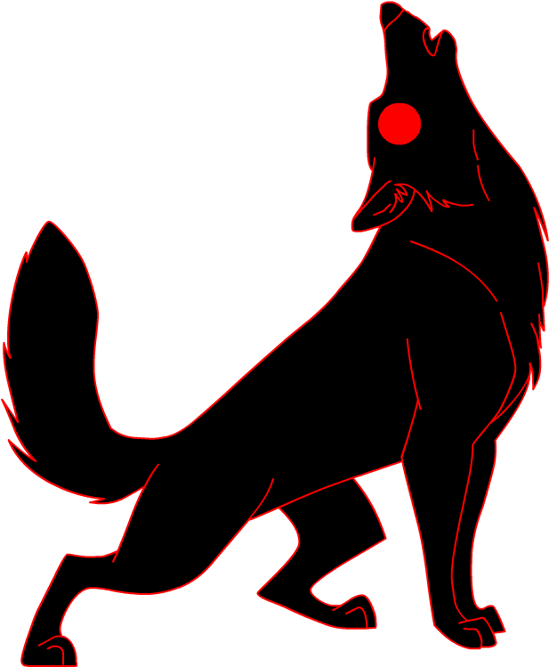 Wolf Clip Art - Cartoon Wolf Png Howling Transparent Png (900x800), Png Download
