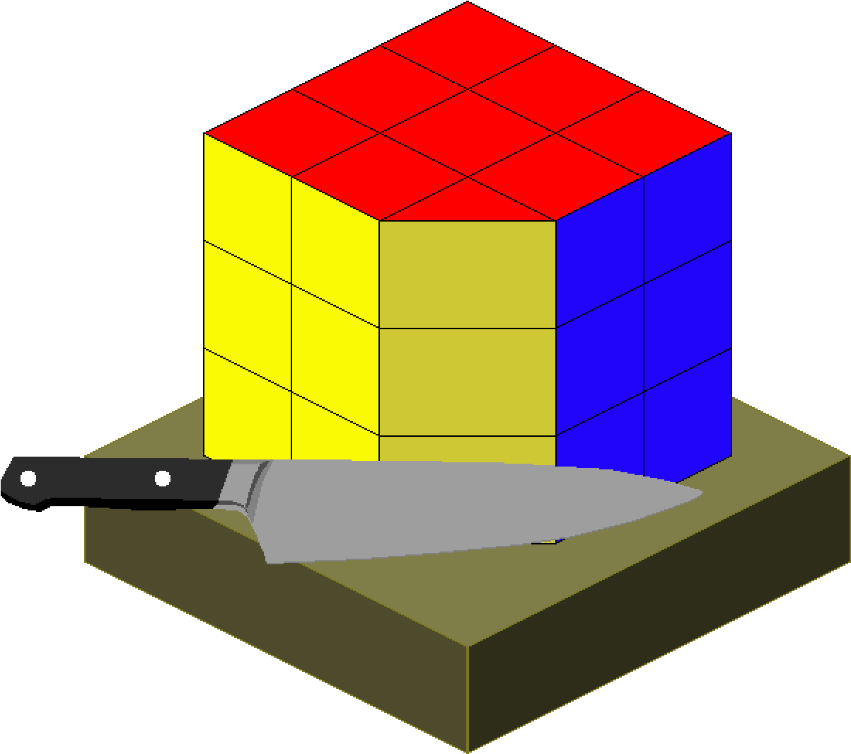 Rubik's Cube Cake Hd - Illustration Clipart (1400x1400), Png Download