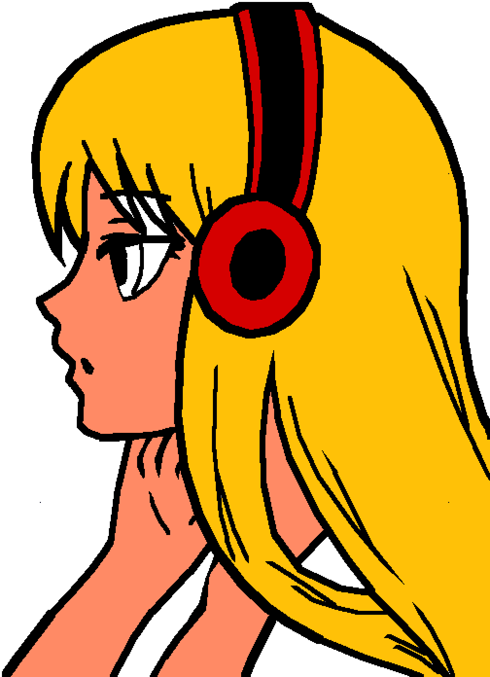 Nice - Anime Girl Base With Hair Clipart (1008x1392), Png Download