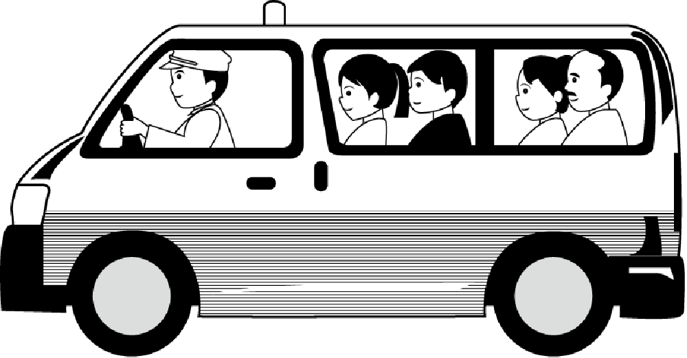 Taxi Clipart In Black And White - Taxi Clipart Black And White - Png Download (1000x521), Png Download