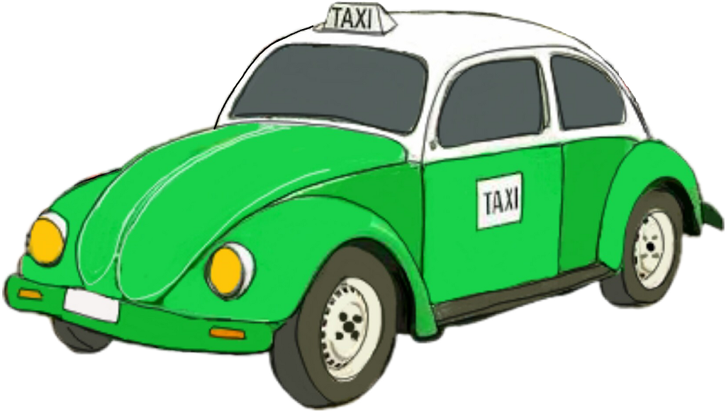Cdmx Sticker - Taxi Mexico Clipart (1024x581), Png Download