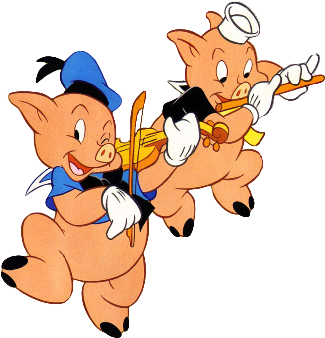 Publicado Por Silvia Buenacasa Andion En - Los Tres Chanchitos Ilustraciones Cancionesinfantiles Clipart (670x689), Png Download