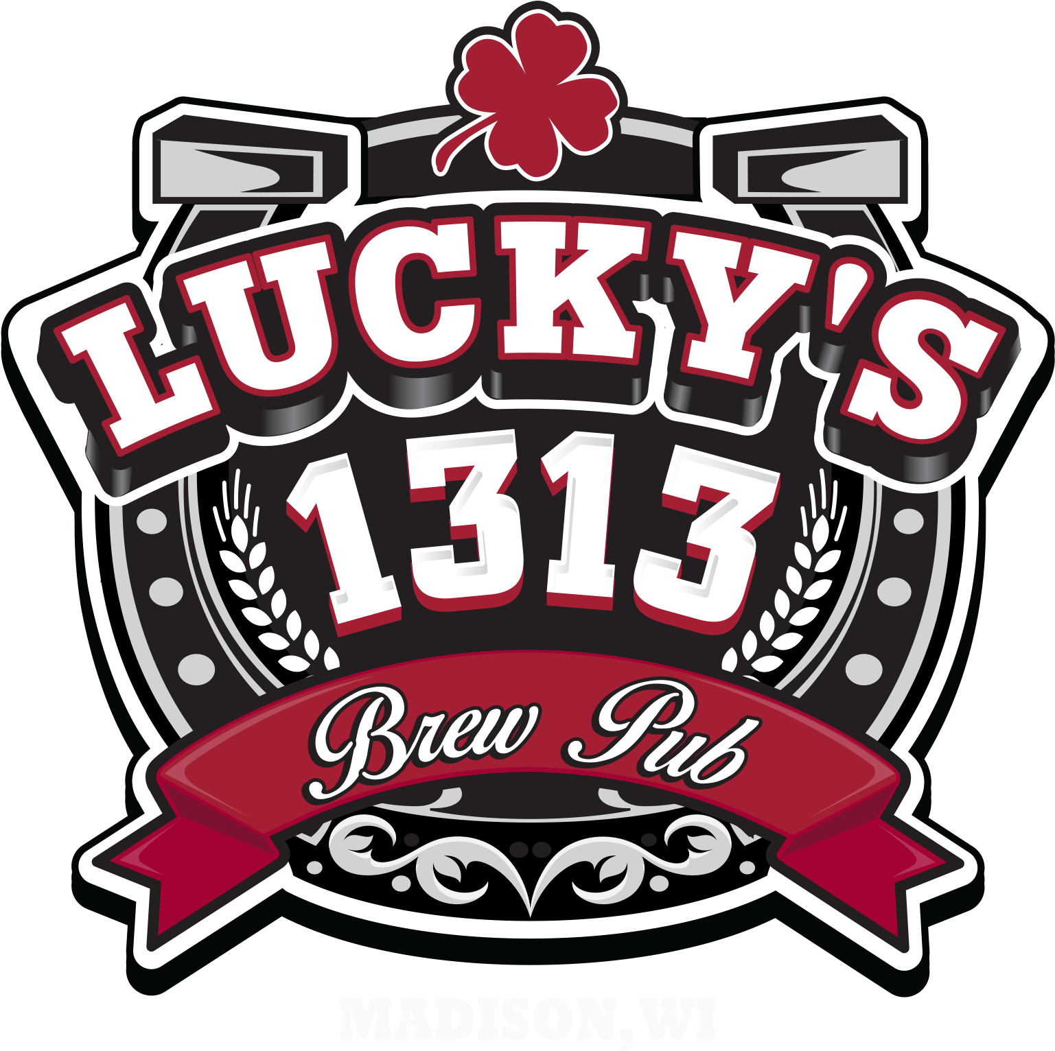 Madison America S Pub Luckys Brew Wednesdays Clipart (1576x1563), Png Download