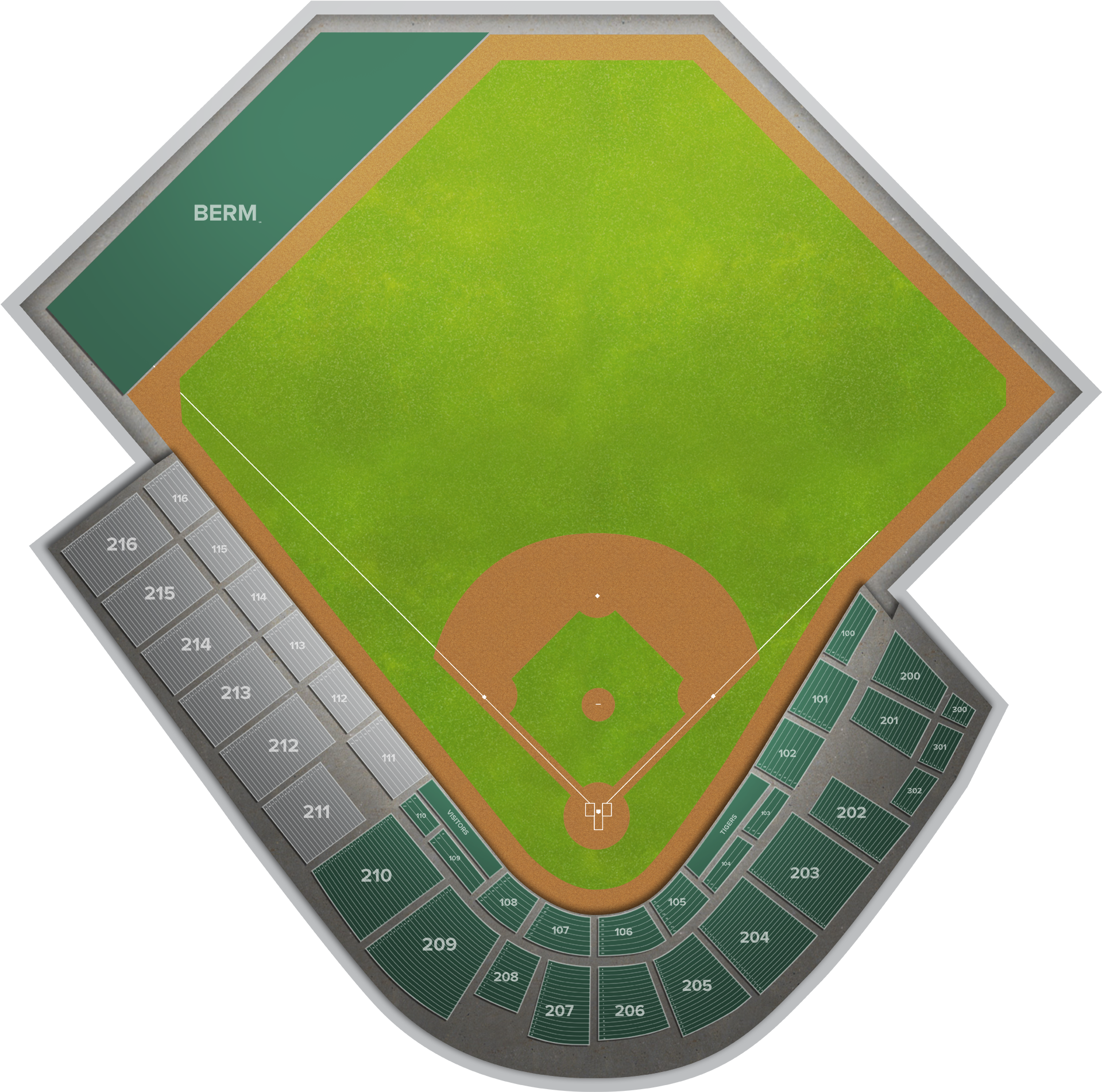 Spring Training At Tigers Clipart (1919x1901), Png Download