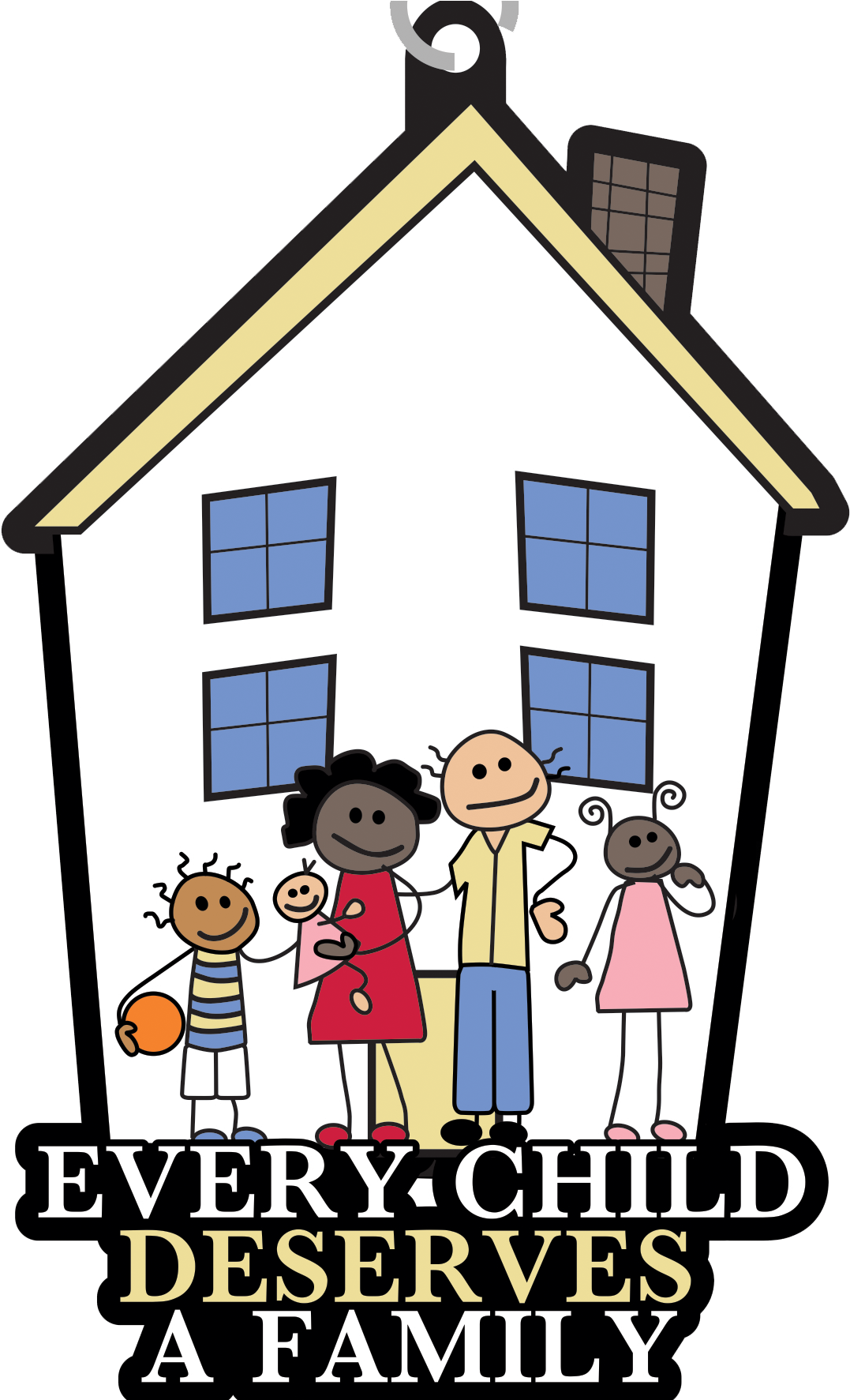 Foster Love 5k & 10k - Family Stick Figures Clipart (1173x1772), Png Download