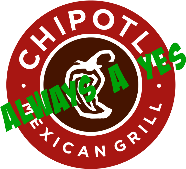 -if At Anytime Someone Suggests Going To Chipotle Or - Chipotle Mexican Grill Clipart (768x768), Png Download