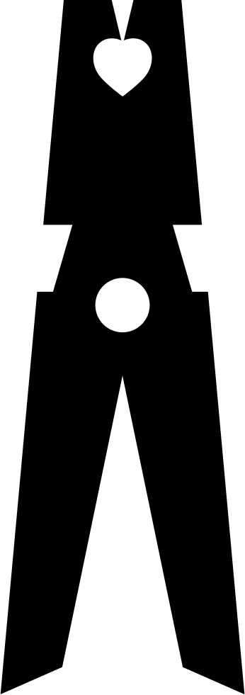 Clothes Pin Comments Clipart (346x981), Png Download