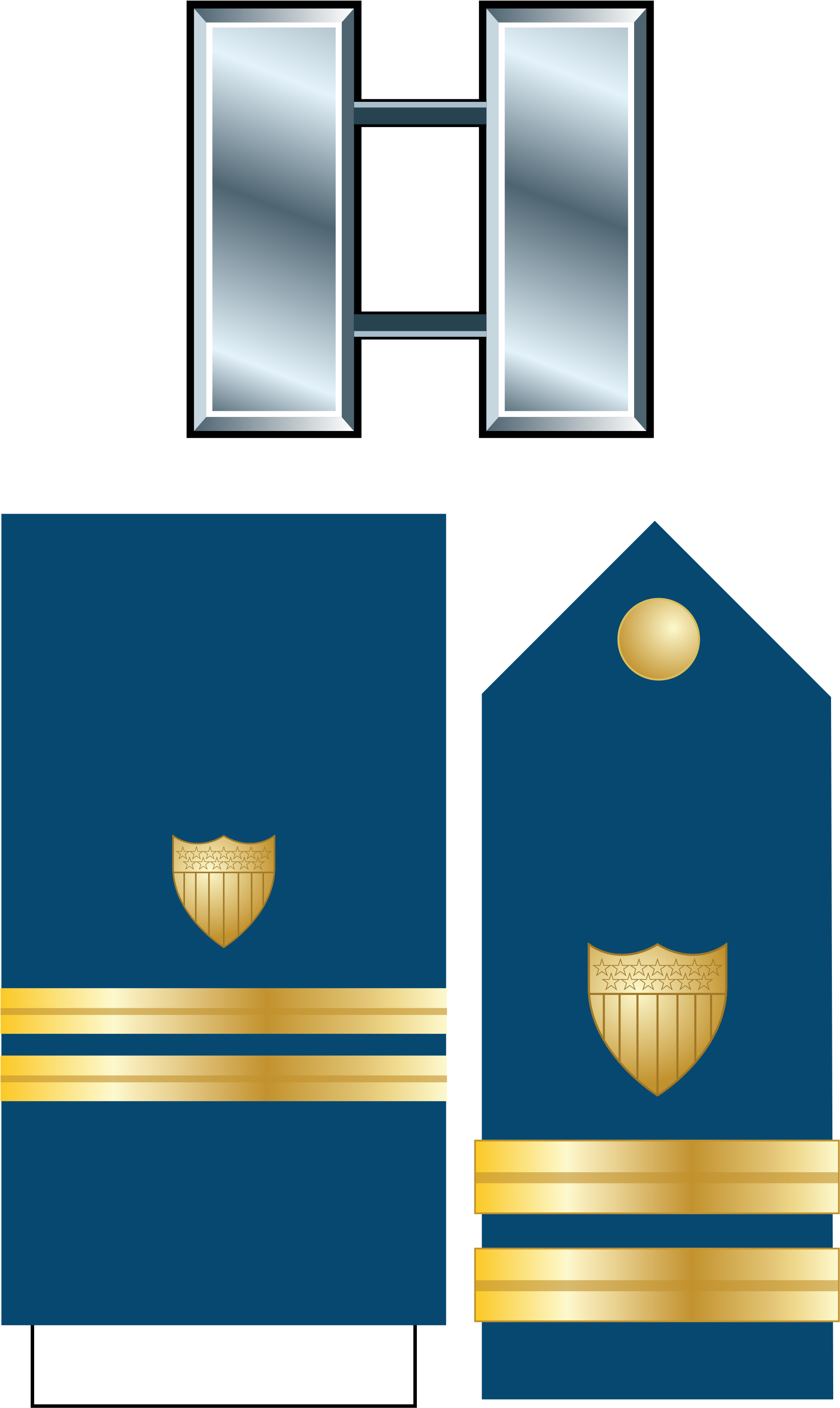 Open - Us Navy Commander Insignia Clipart (2000x3429), Png Download