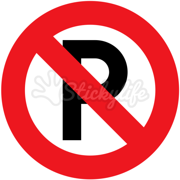 No Parking Aluminum Sign - Parking Violation Icon Clipart (940x587), Png Download
