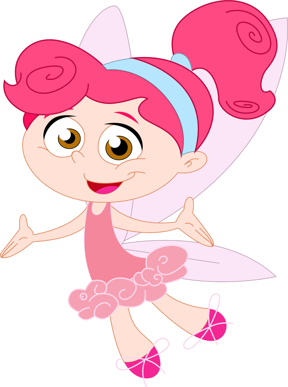 Fun Fairies Coloring Book - Fairy Clipart (1191x1600), Png Download