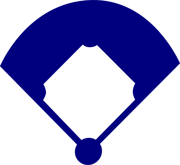 Baseball Field Svg Clip Arts 600 X 550 Px - Png Download (600x550), Png Download