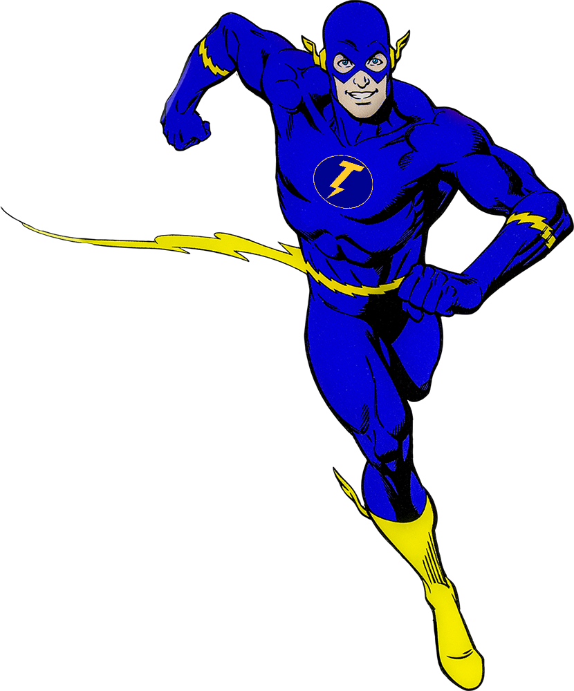 The Flash Is Secretly A Thunderbolts Fan - Flash Clip Art - Png Download (830x1000), Png Download