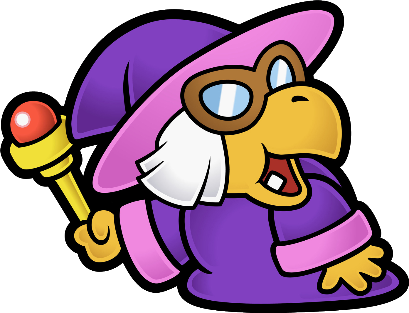 Kammy Koopa - Paper Mario Kammy Koopa Clipart (1500x1200), Png Download