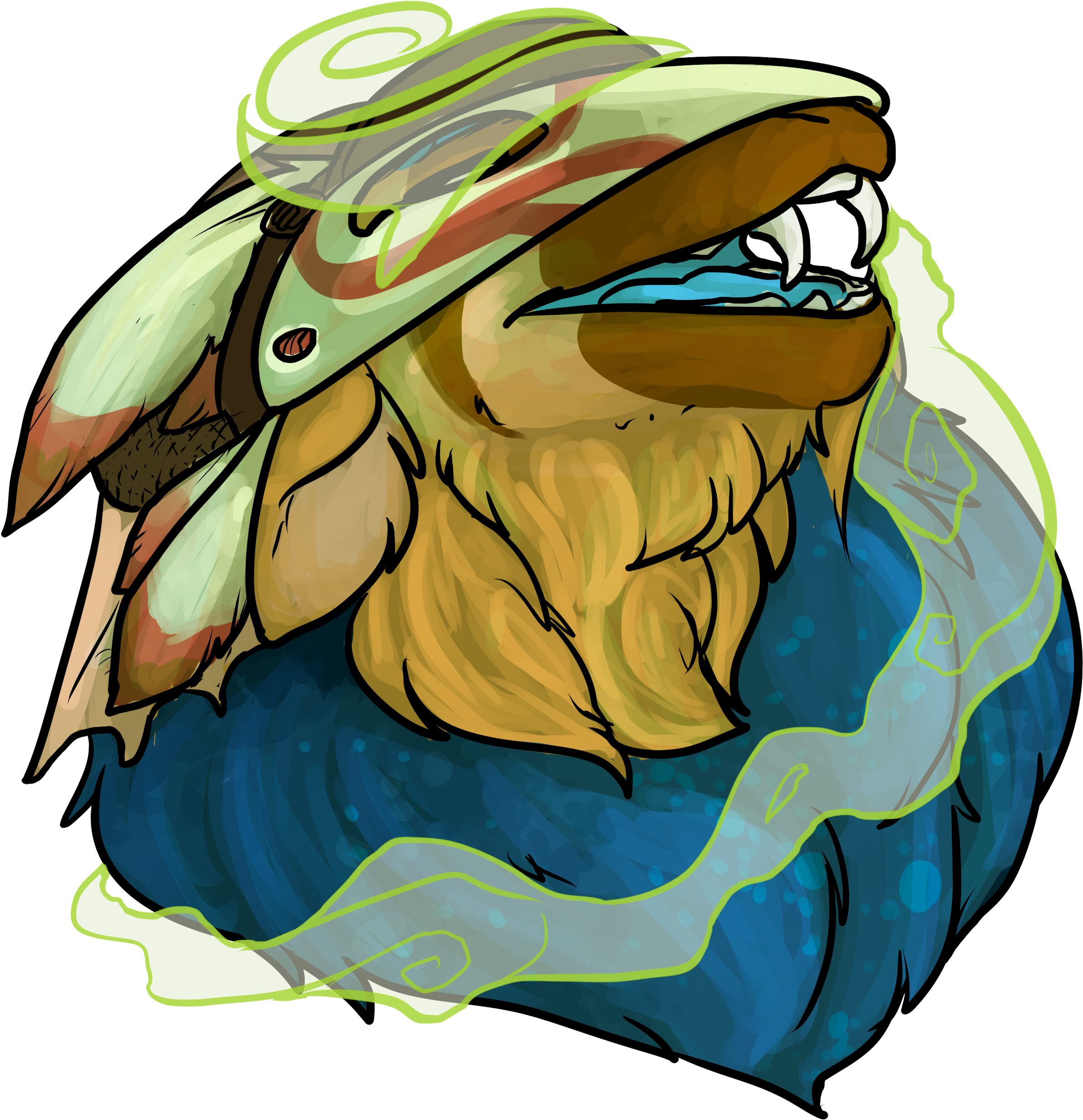 Wind Fluff - Illustration Clipart (2500x2500), Png Download