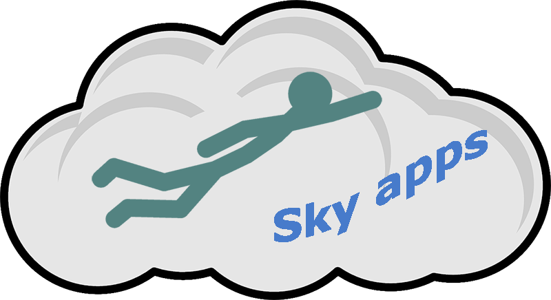 Skyappsgames - Clouds With Sun Black And White Clipart (800x436), Png Download