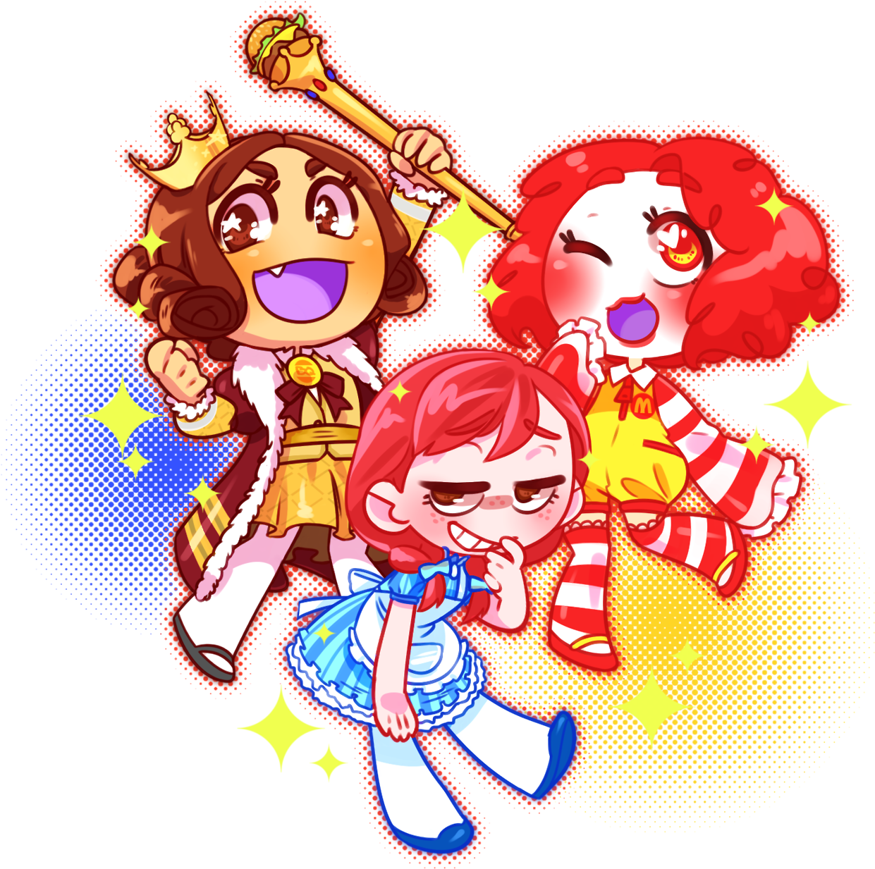 I Ate Mcdonalds Today - Cartoon Clipart (1280x1280), Png Download