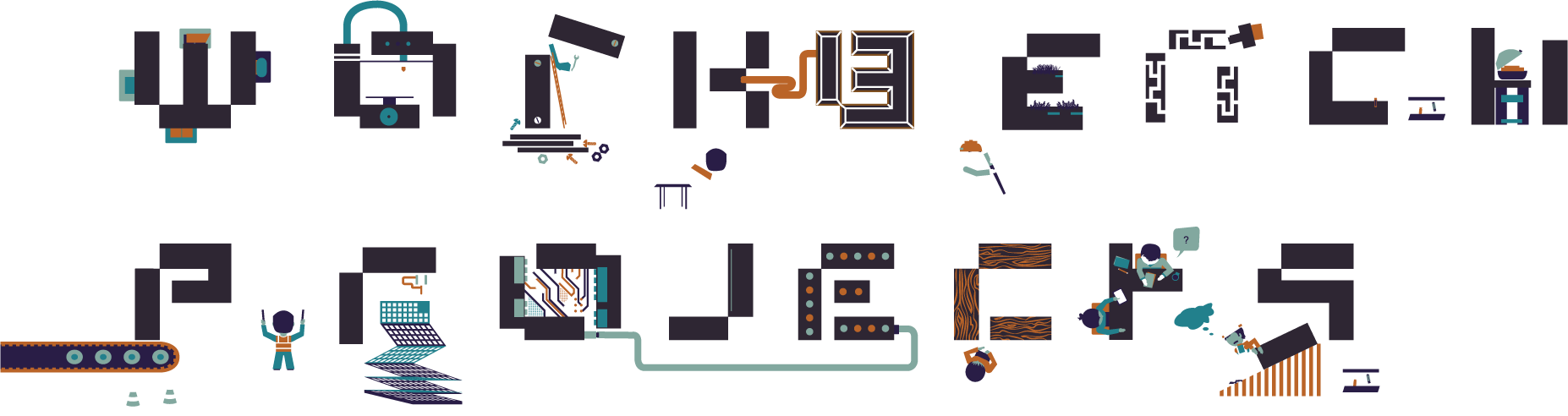 “an Apple Tree Did It For Newton, A Bathtub Did It - Workbench Projects Clipart (1854x492), Png Download