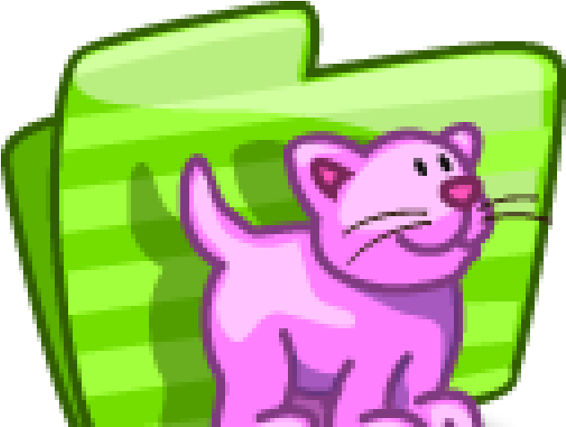 Folder Icons Cat Clipart (640x480), Png Download