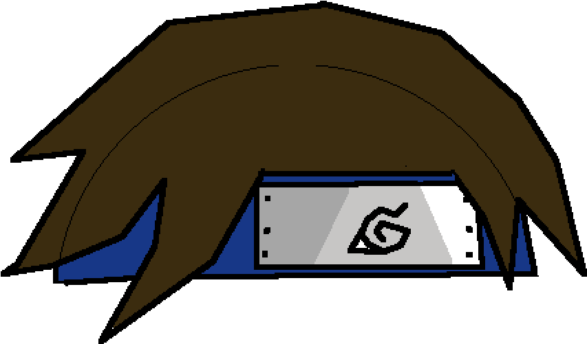 Leaf Village Sexy Hair - Cartoon Clipart (1000x1000), Png Download