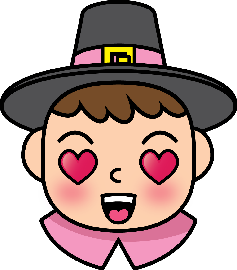 Xo Pilgrim Theme Clipart (1002x1143), Png Download