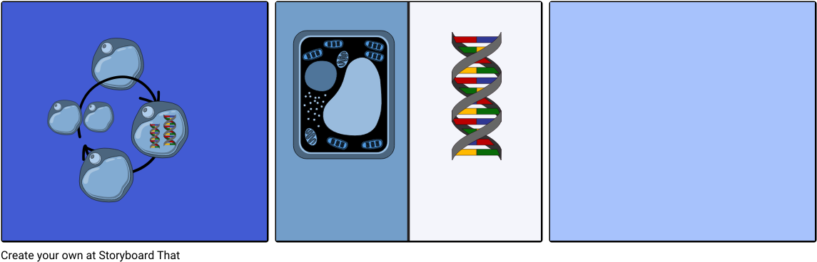 Dna And Cell Cycle By Victor And Abel Clipart (1164x385), Png Download