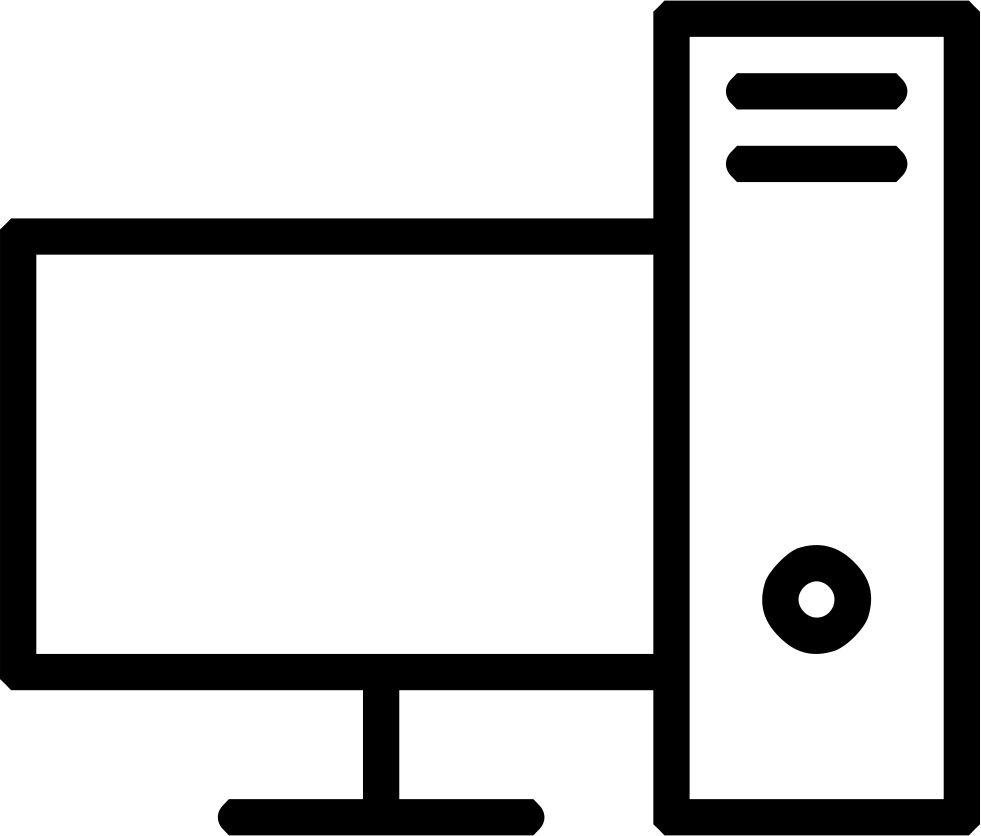 Workstation Comments - Workstation Svg Clipart (981x836), Png Download