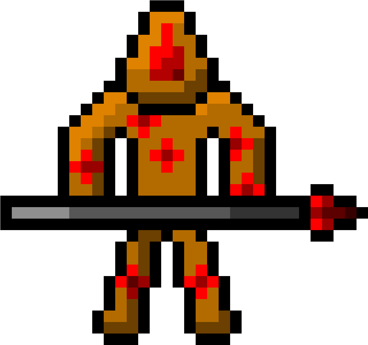 Golem - Angry Face Pixel Art Clipart (1184x1184), Png Download