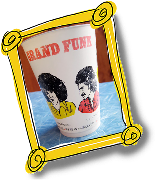 Grand Funk 7-11 Slurpee Cup From The Collection Of - Poster Clipart (557x621), Png Download