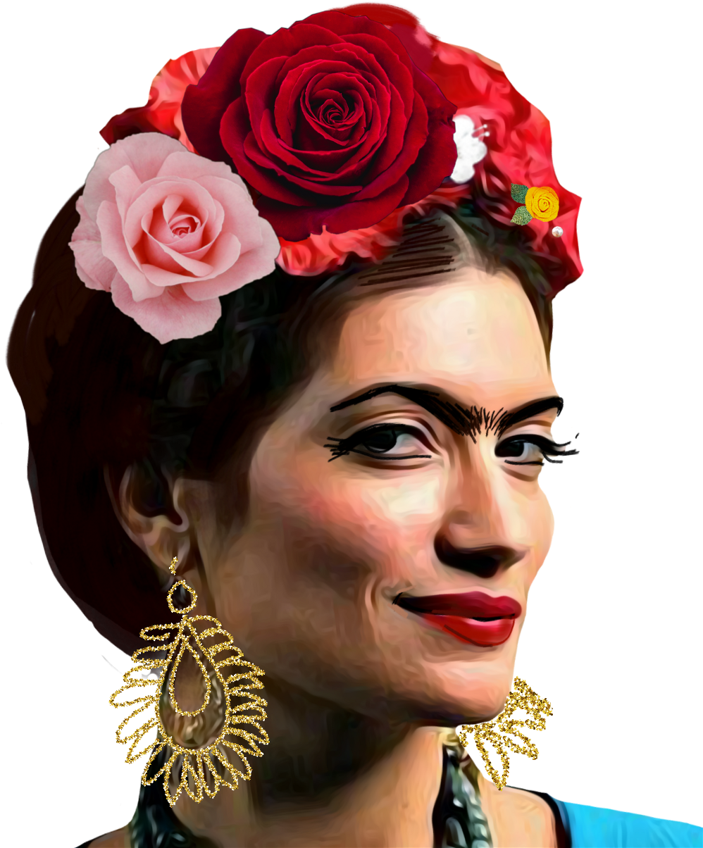 Fridaface Sticker - Garden Roses Clipart (1024x1250), Png Download