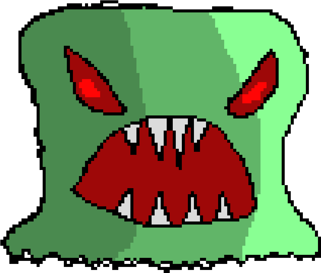 Giant Slime - Cartoon Clipart (1230x990), Png Download