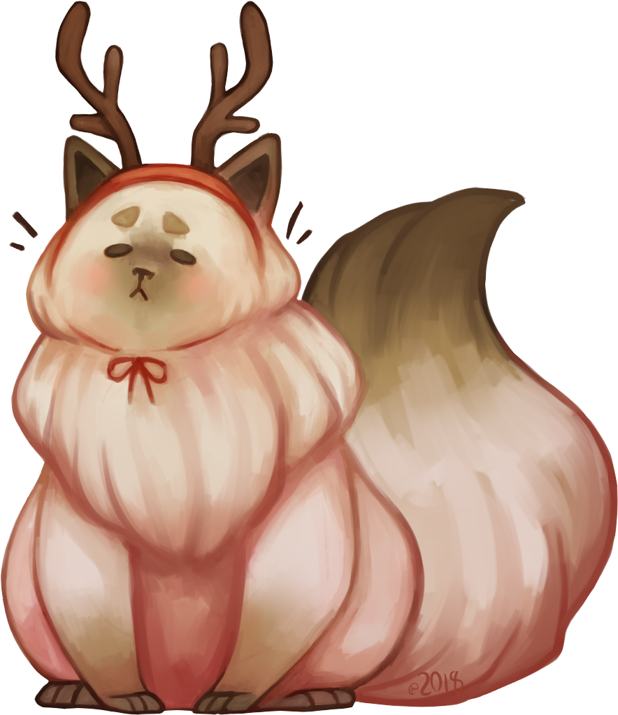 2018 Art Challenge Day 359 Freedom Merry Chonkmas - Illustration Clipart (928x1058), Png Download