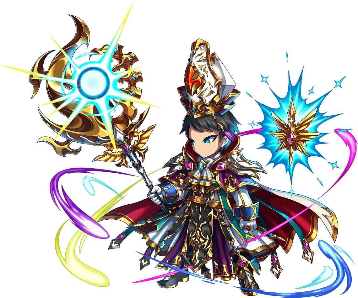 Pious Saint Astall/gallery - Golzo Brave Frontier Clipart (1178x990), Png Download