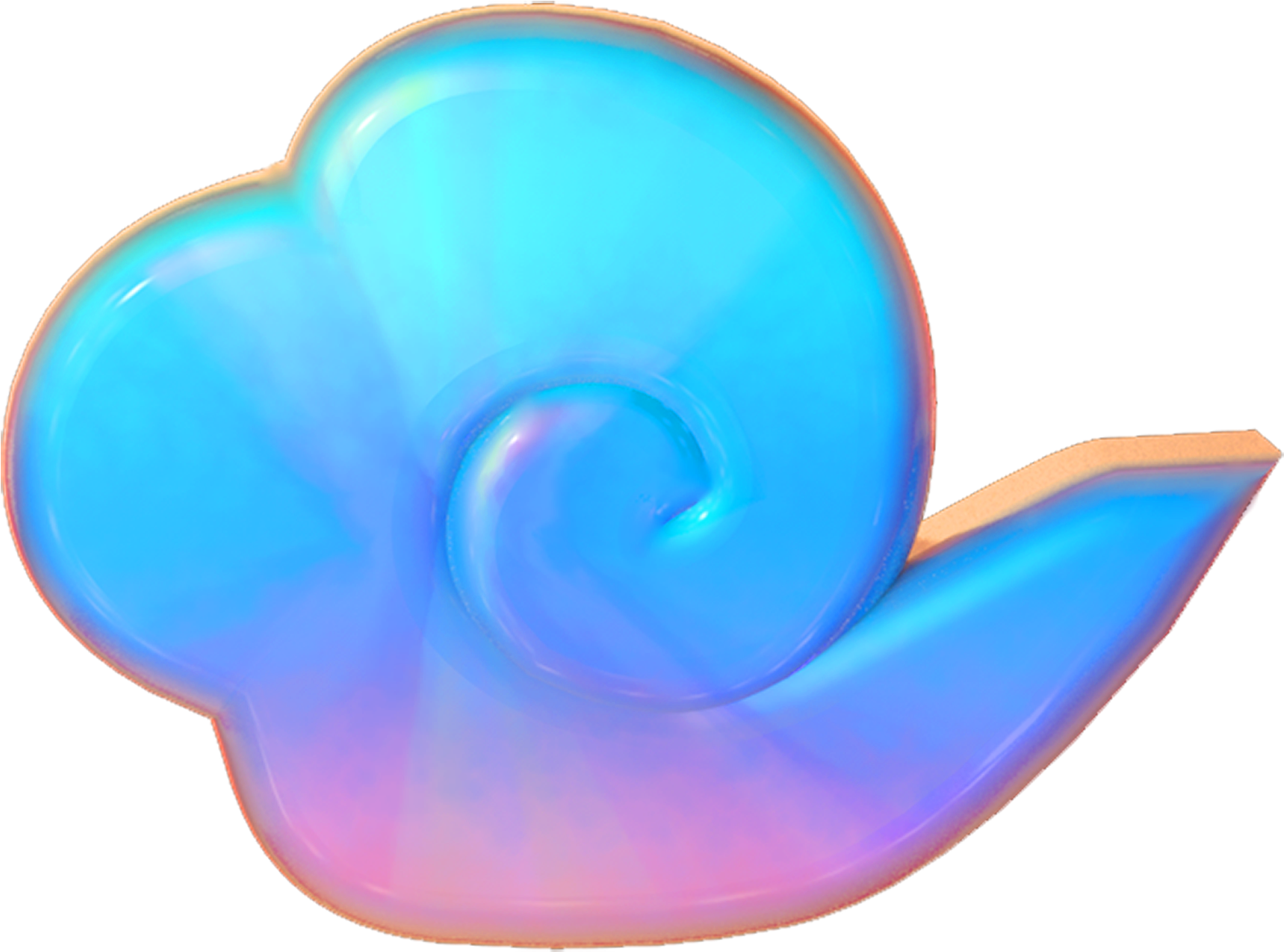 Xiangyun Chinese Style Colorful Clouds Png And Psd - Snail Clipart (2000x2000), Png Download