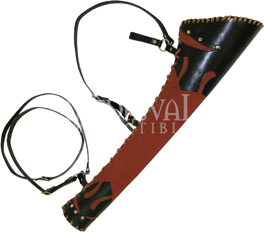 Leather Arrow Quivers Clipart (845x742), Png Download