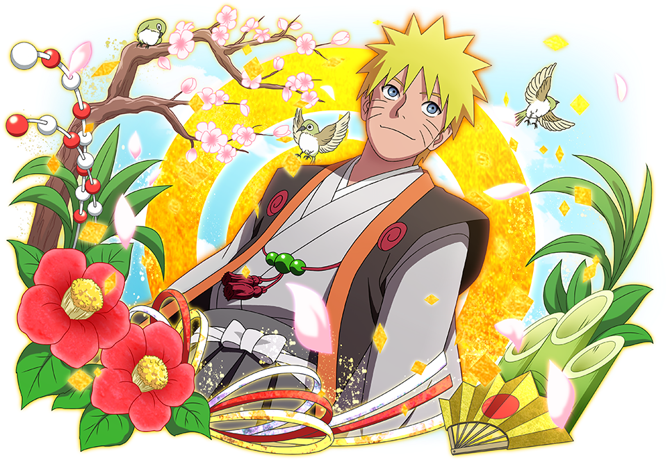 Character Art - Naruto Blazing New Year Naruto Clipart (972x720), Png Download