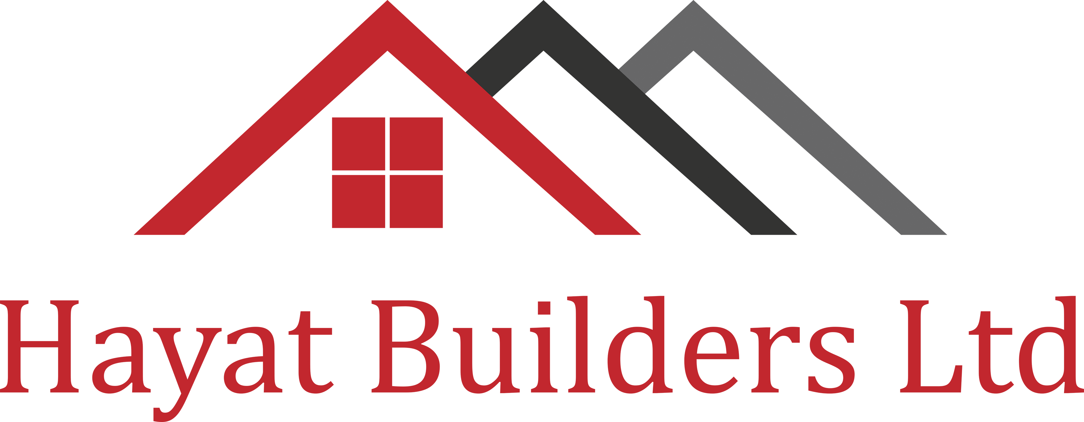 Hayat Builders Ltd Logo Clipart (3600x1404), Png Download