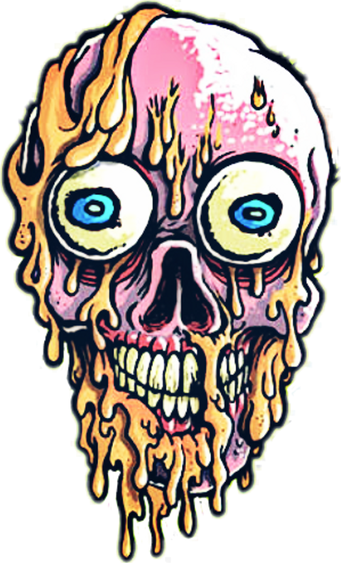 Skull Clipart (480x793), Png Download