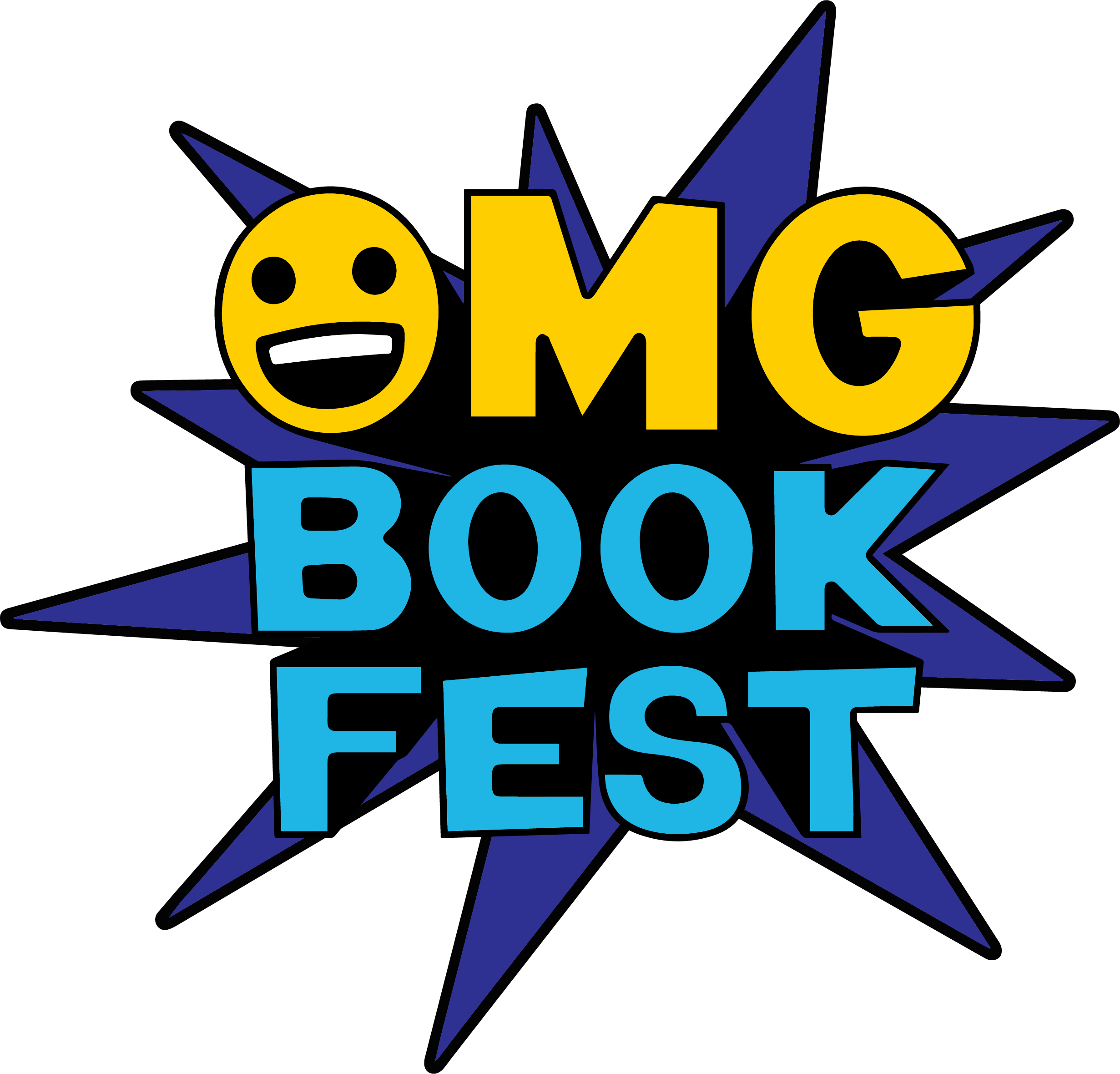 Omg Bookfest Color Logo - Ohio Clipart (2462x2360), Png Download