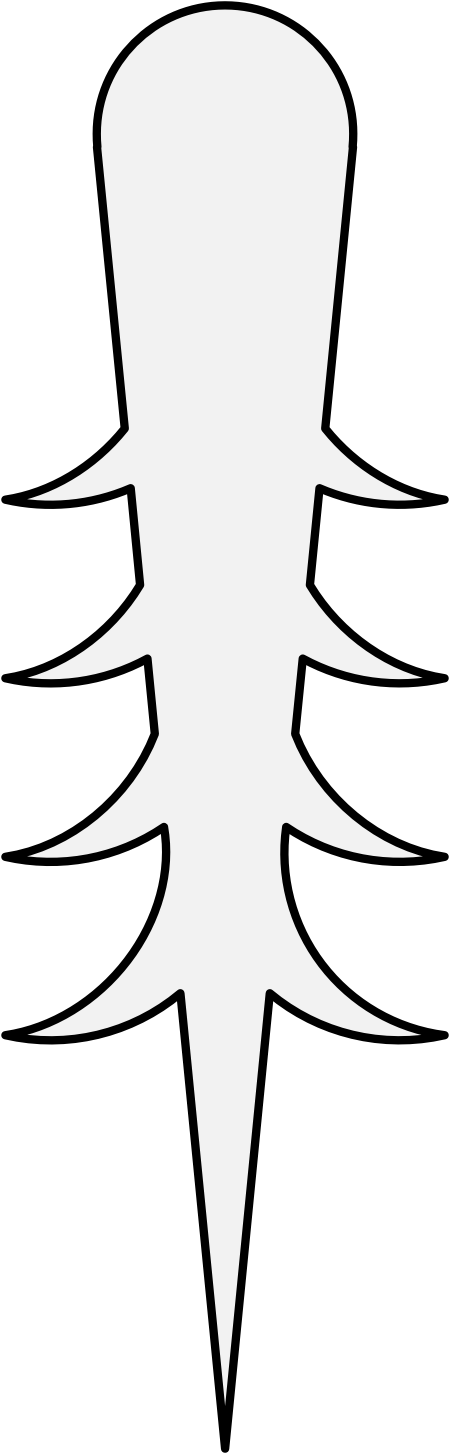 Pdf - Line Art Clipart (482x1462), Png Download