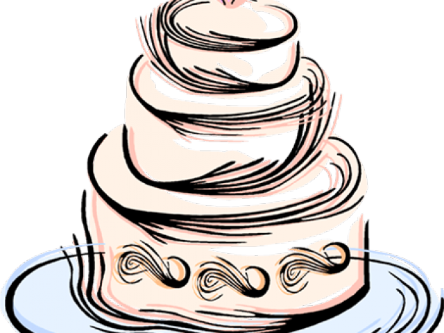 Wedding Cake Clipart Copyright Free - Birthday Cake Clip Art - Png Download (640x480), Png Download