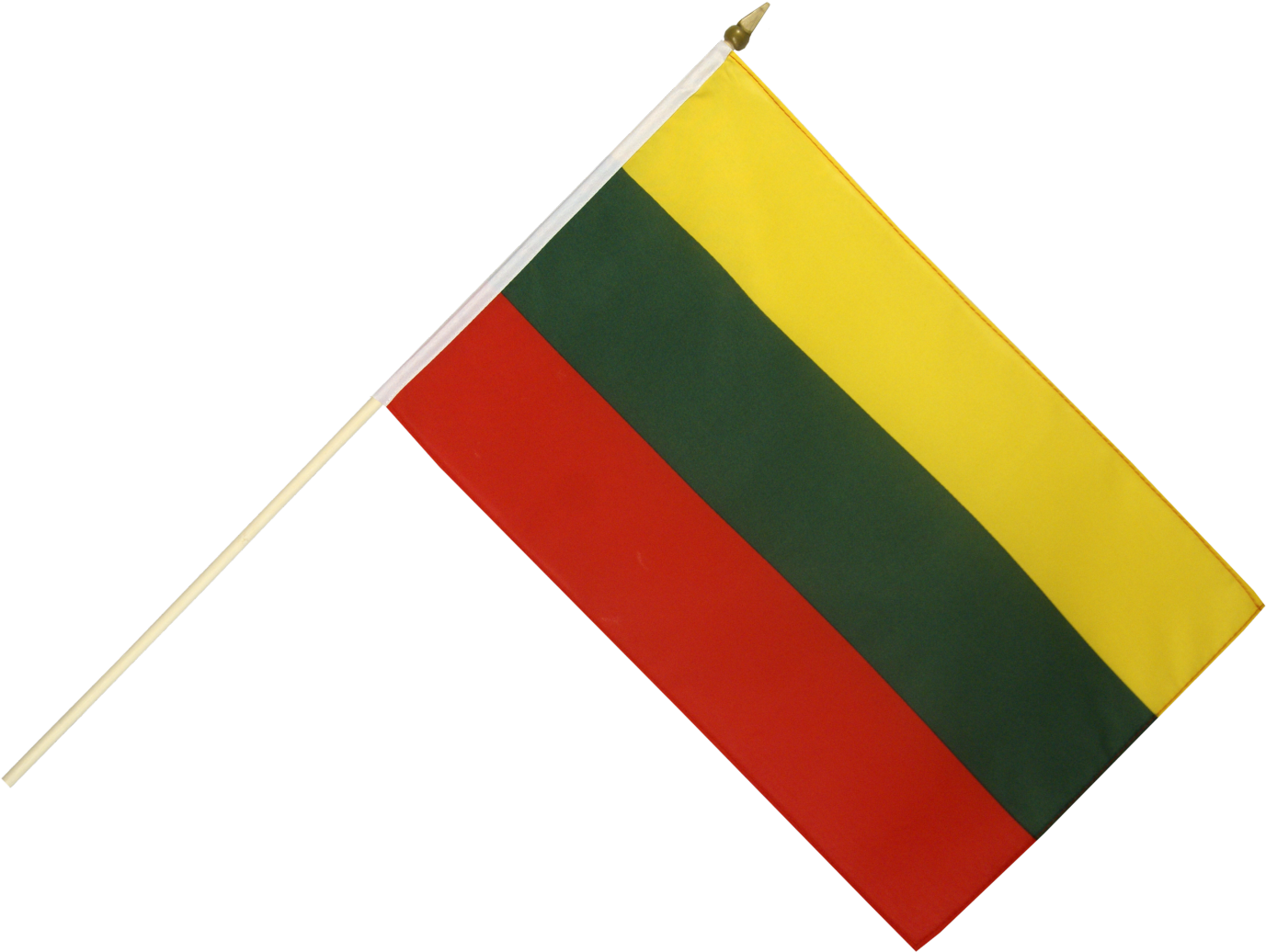 Lithuania Hand Waving Flag , Png Download Clipart (1377x1036), Png Download