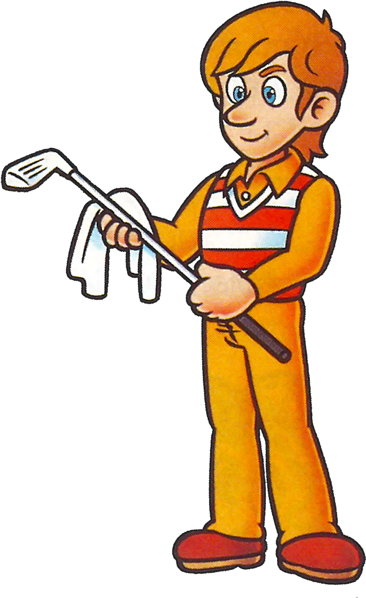 **although I'm An Artist, I Do Not Have Much Energy - Nes Open Tournament Golf Steve Clipart (958x1313), Png Download