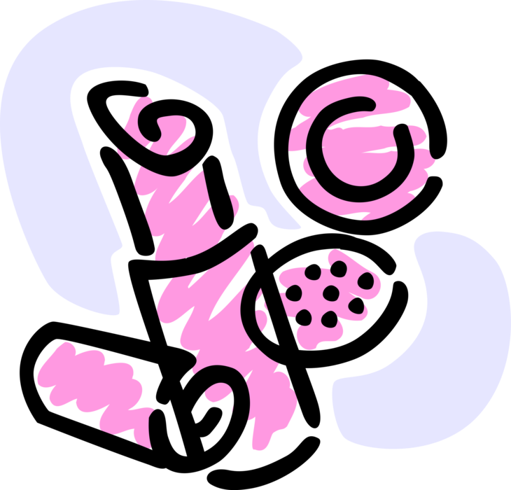 Vector Illustration Of Lipstick Cosmetic Beauty Product Clipart (730x700), Png Download