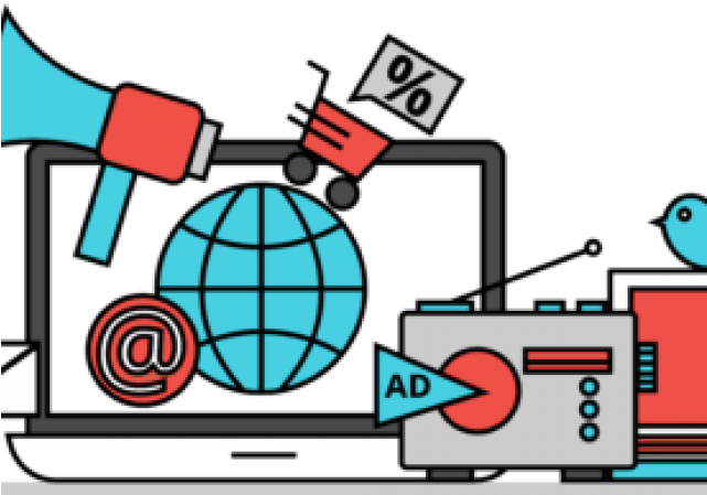 Online Marketing Clipart Customer Communication - Marketing - Png Download (640x480), Png Download