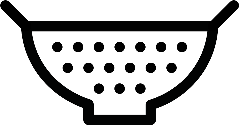 Colander Food Utensils Colander Clipart (960x960), Png Download