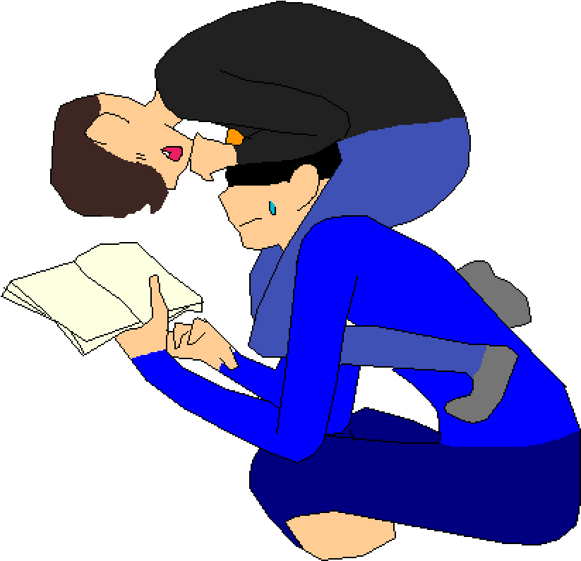 You Interrupted My Book - Cartoon Clipart (1160x1052), Png Download